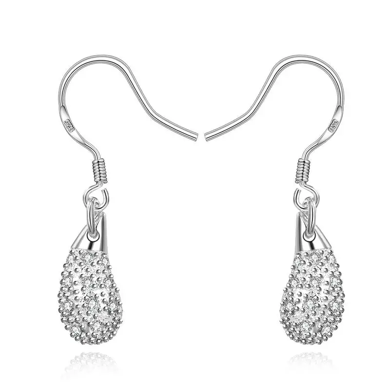 Exo Silver Plated Earings Inlaid Stone Bottle Drop Oorbellen Charms 235 2