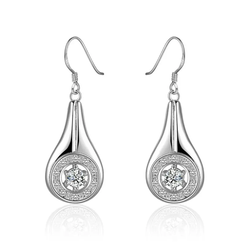 Exo Silver Plated Earings Inlaid Stone Bottle Drop Oorbellen Charms 235 3
