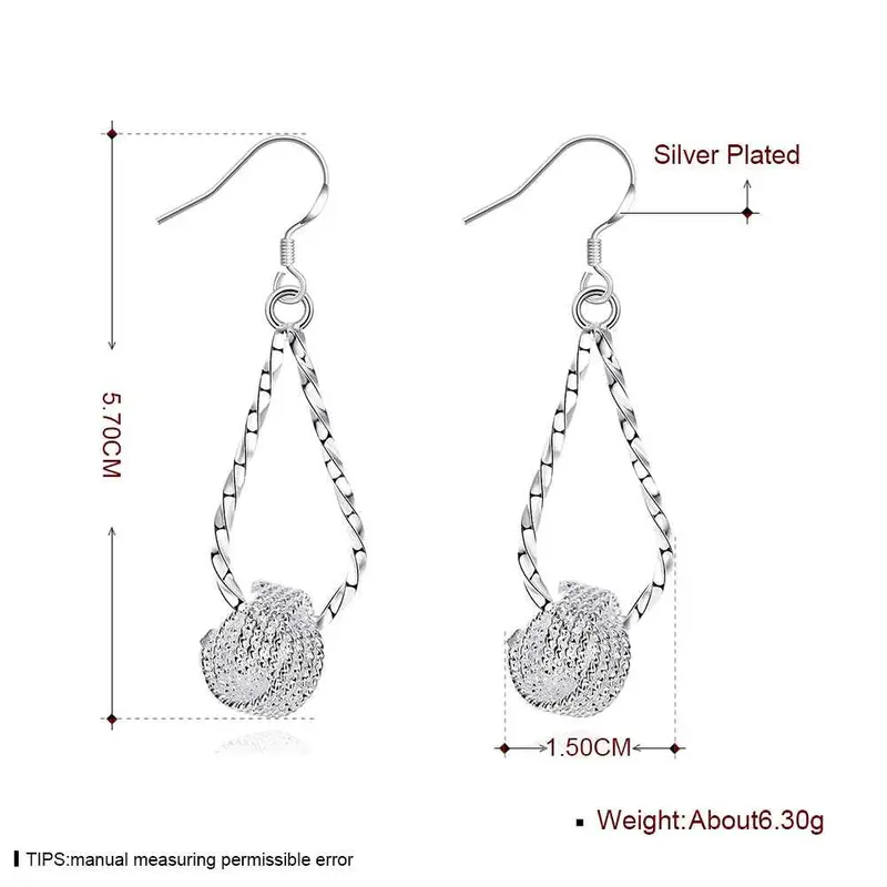 Exo Silver Plated Earrings Tennis Drop Cufflinks Love 281 2