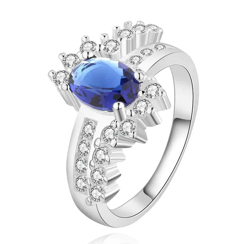 Exo Silver Plated Engagement Rings Hiting The Finish Anillos Bear Elegant111 2