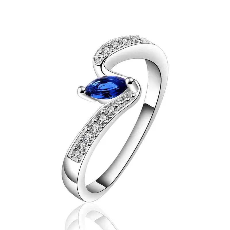 Exo Silver Plated Engagement Rings Hiting The Finish Anillos Bear Elegant111 5