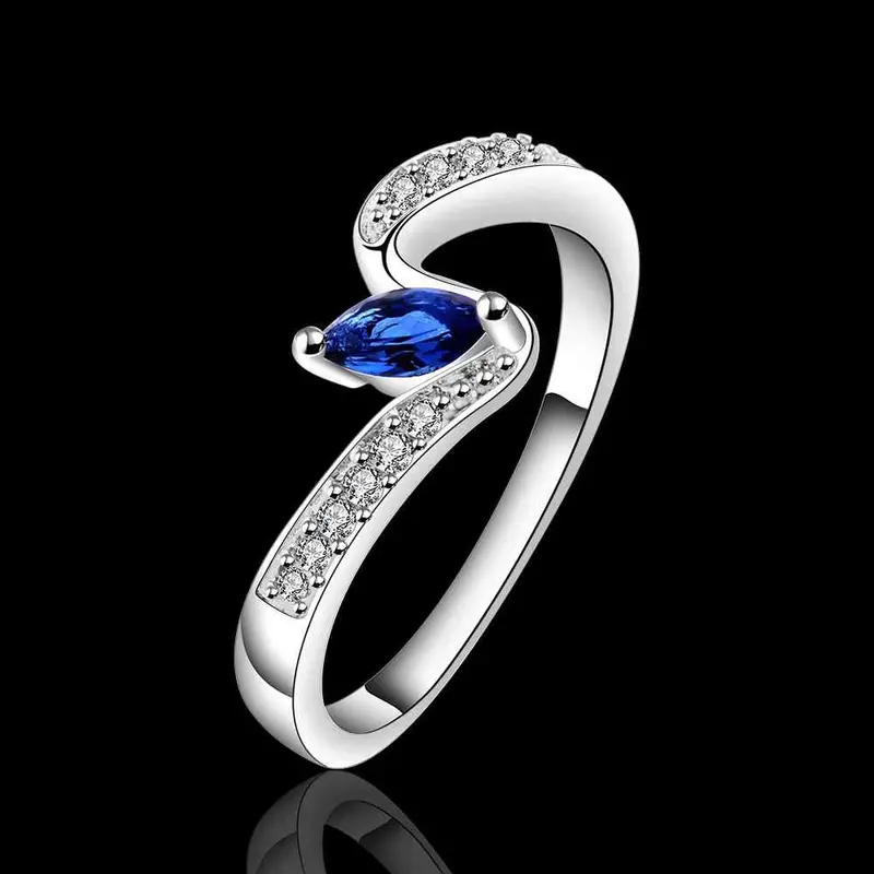 Exo Silver Plated Engagement Rings Hiting The Finish Anillos Bear Elegant111 6