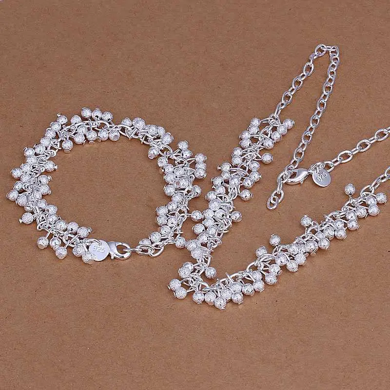 Exo Silver Plated Jewelry Sets Beads Bracelet Necklace Sets Sport 8 1