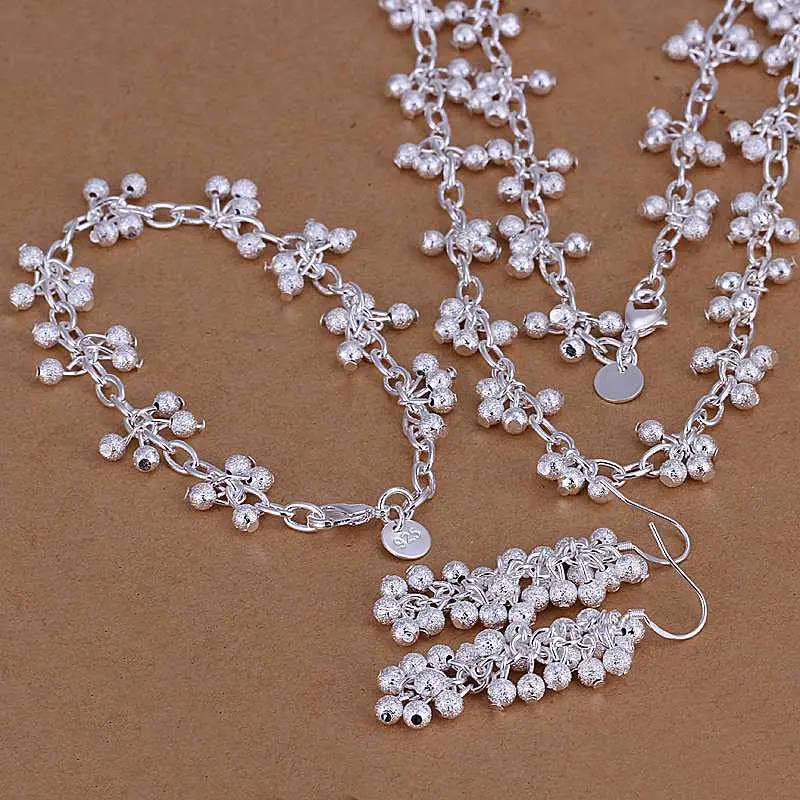 Exo Silver Plated Jewelry Sets Beads Bracelet Necklace Sets Sport 8 2