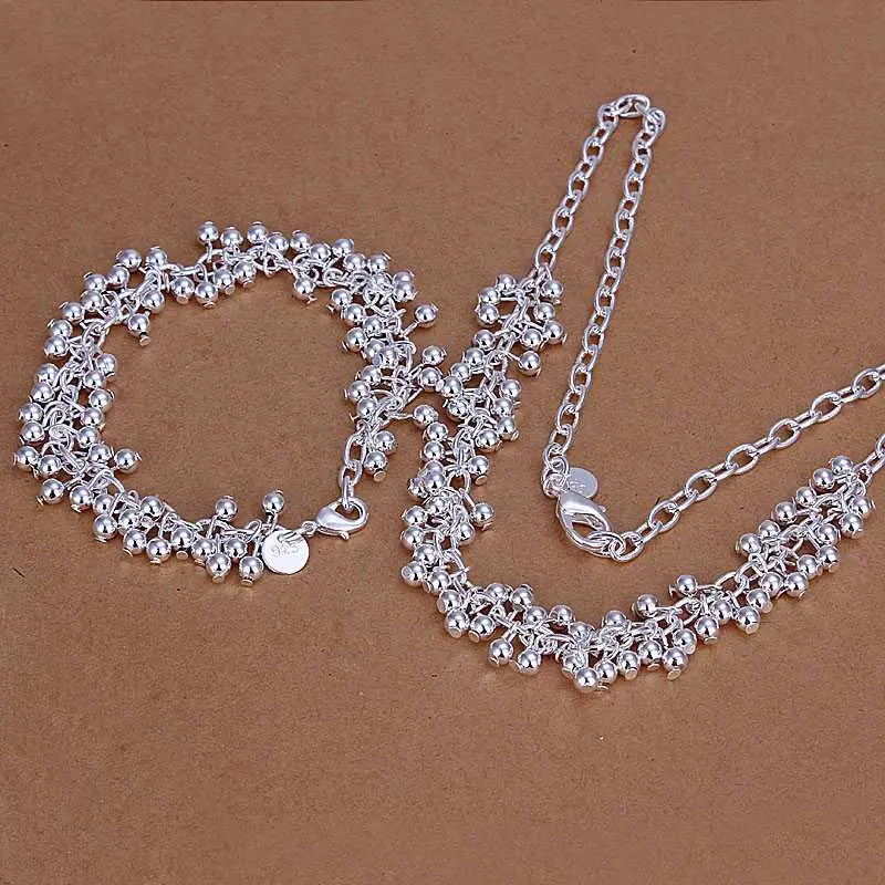 Exo Silver Plated Jewelry Sets Beads Bracelet Necklace Sets Sport 8 3