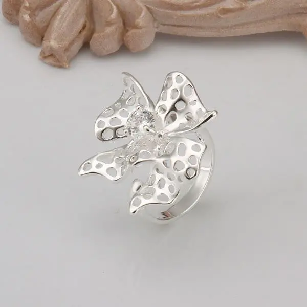 Exo Silver Plated Rings For Men Insets Big Flower S In Euros Accessories 57 1