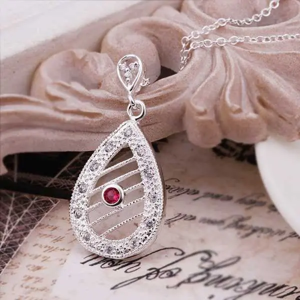 Exo Silver Plated Statement Necklace Crystal Round Pendant Collier Plastron Floating Charms191 3