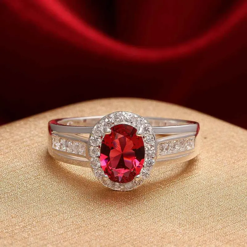 Exo Silver Wedding Ring Precious Stones Aliancas Charm Fspr 1 6