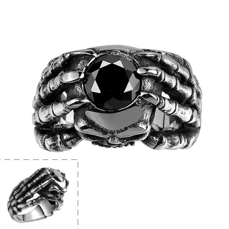 Exo Stainless Steel Wedding Rings Eye Anel De Ouro Bone Mayar 93 1