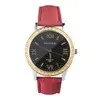 Exquisite Able Unique Leather Watchband Quartz Watch Set With Diamond Korean Style Watch 3