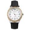 Exquisite Able Unique Leather Watchband Quartz Watch Set With Diamond Korean Style Watch 5