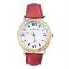 Exquisite Able Unique Leather Watchband Quartz Watch Set With Diamond Korean Style Watch 7