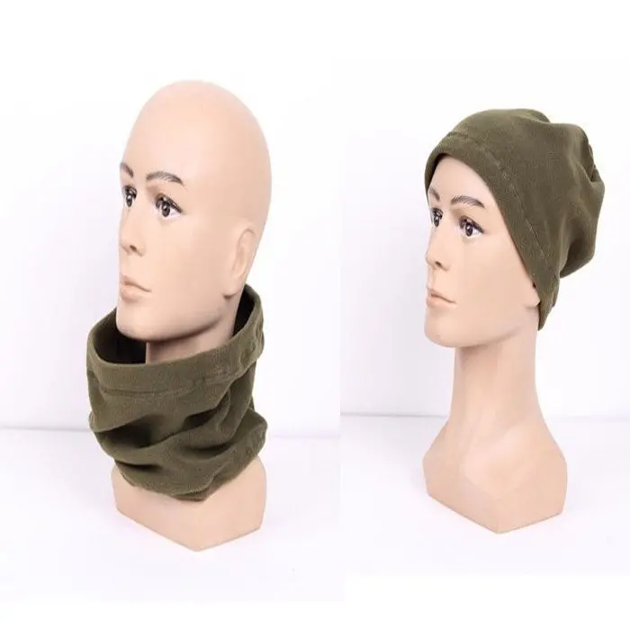 Exquisite Fleece Scarf Neck Warmer Face Mask Hat Suzie 6