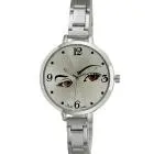 Eye Of The Angel Women Watches Silver Steel Strip Quartz Watch Luxury Ladies Wrist Watch Feida 3