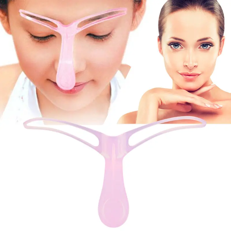 Eyebrow Grooming Stencil Kit Template Makeup Shaping Shaper Diy Tool 1