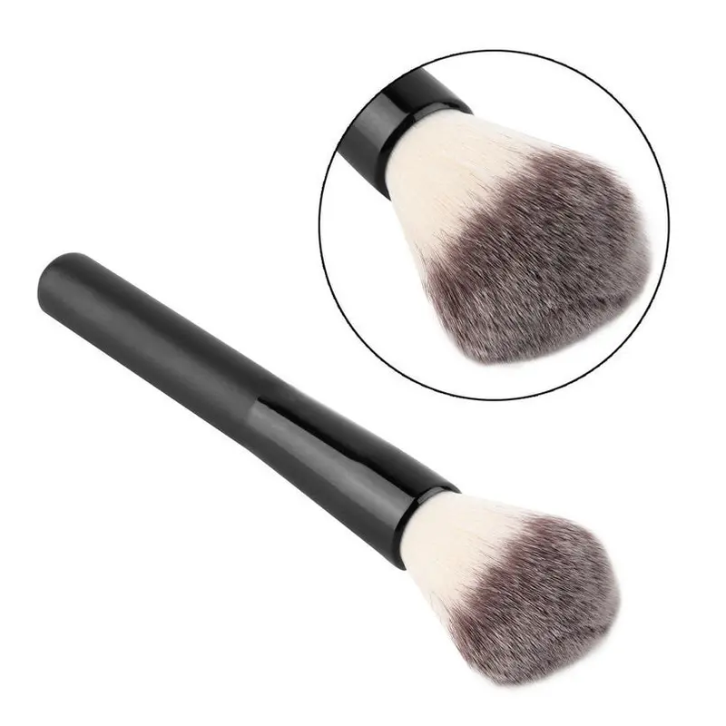 Face Makeup Brush Set Powder Blush Contour Foundation Flat Top Brush For Face Cosmetics Powder Brush Black 1