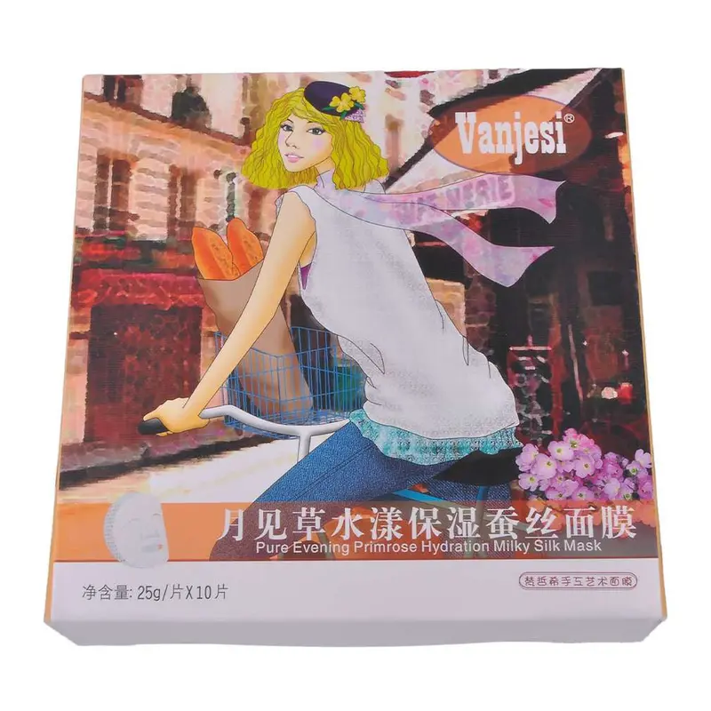 Facial Mask Natural Silk Scabish Plant Essence Facial Mask 10Pcslot Moisturizing Depth Replenisht Skin Care 2