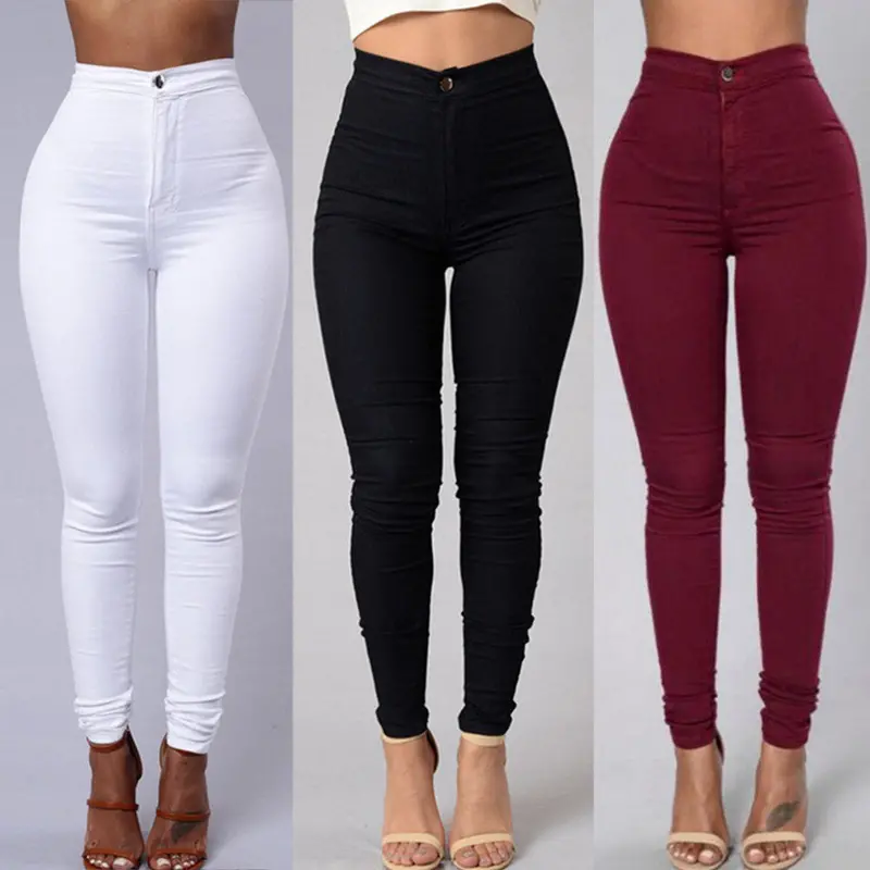 Fahion Stylish Vintagecasual Jeans Denim Pants Casual Pants 4