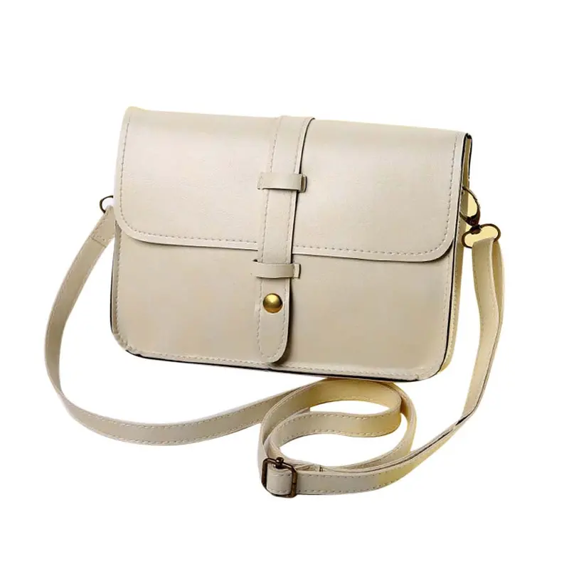 Fahsion Women Vintage Bag Leather Crossbody Shoulder Messenger Bag Ladies Womens' Pouch Clutch Messenger Hbag Bolsa Feminina 1
