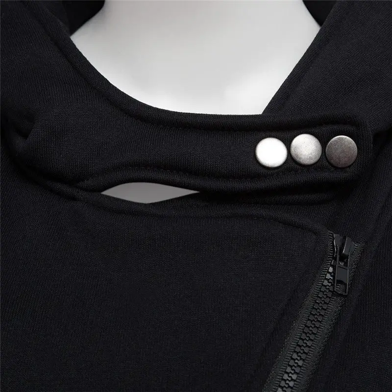 Fall Zipper Up Sweatshirt Hoodies Solid Color Casual Tracksuit For Women Long Sleeve Slim Hoodie Jacket Coat 13