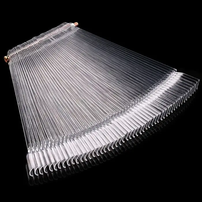 False Display Nail Art Fan Wheel Polish Practice Tip Sticks Nail Art 50Pcs 1