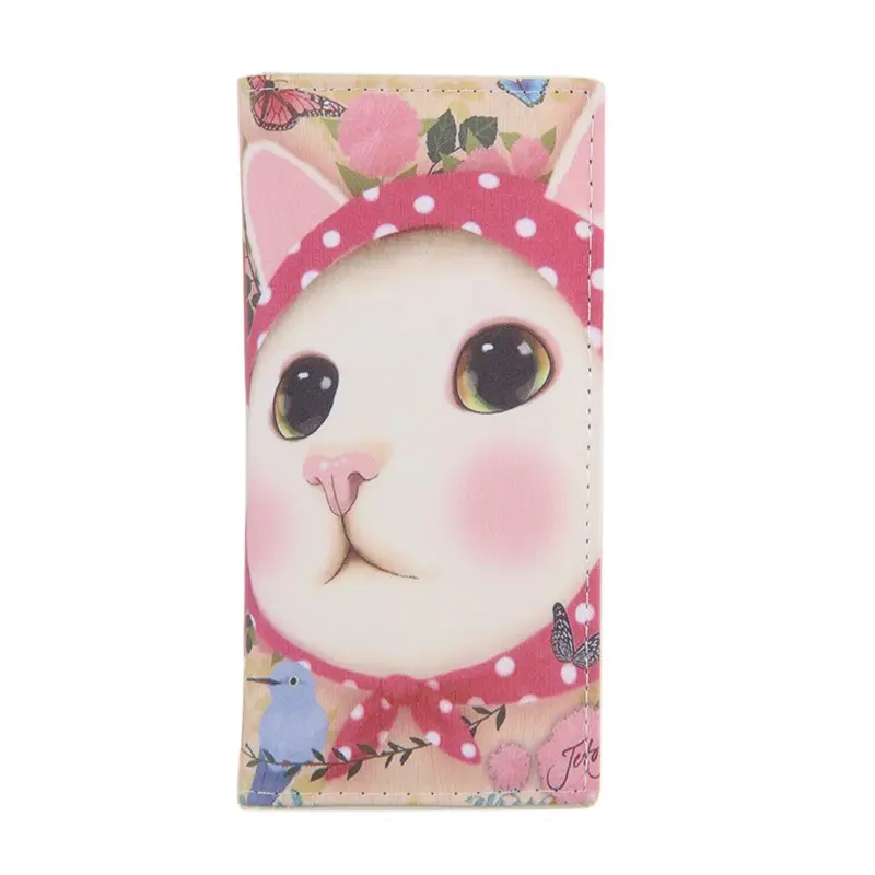 Famous Brand Wallet Women Pu Leather Women Wallets Hit Cat Wallet Printing Coin Pocket Female Clutch Carteira Feminina Purse 3