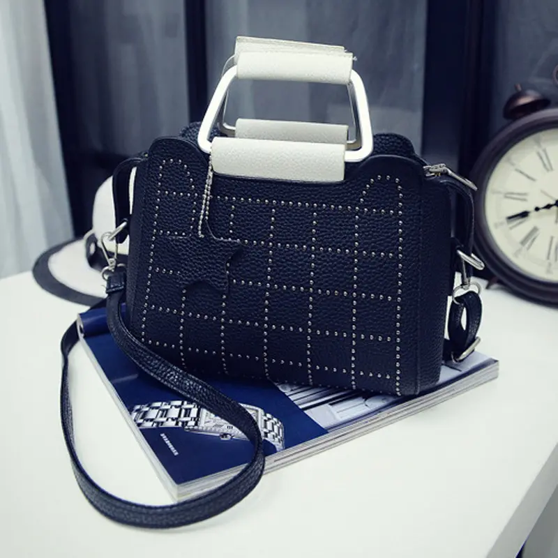 Famous Brand Woman Handbag Ladies Luxury Pu Leather Handbag Fashion Chain Shoulder Lady Messenger Bag Plaid Women Crossbody Bag 1
