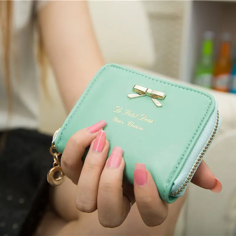 Famous Purses Wallet Women Cute Purse Clutch Wallet Short Small Bag Pu Card Holder Lady Carteira 2