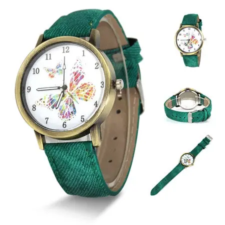 Famous Relogio Women Watches Anlog Quartz Watch Luxury Butterfly Pattern Dress Wristwatches Reloj Hombre Clock 6