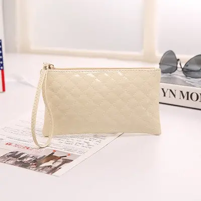 Famous Style Women Purse Leather Receipt Holder Organizer Purse Clutch Wallet Coin Pouch 1