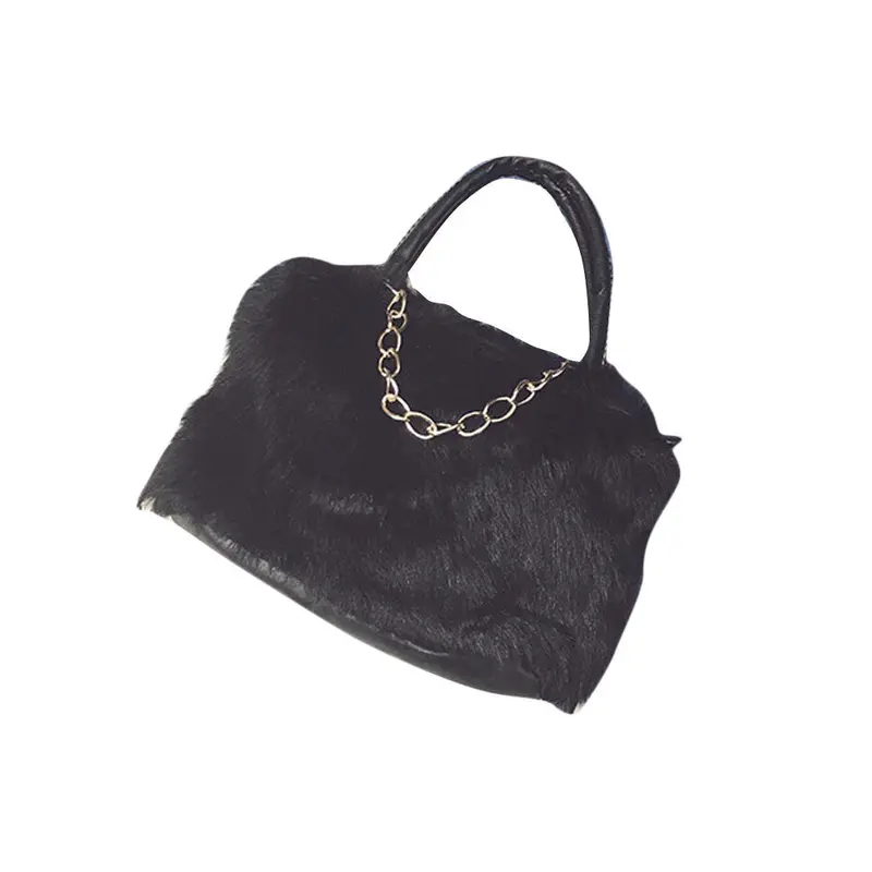 Famous Synthesic Fur Plush Women Hbags Messenger Bags Designer Tote Crossbody Shoulder Bag Bolsa Feminina 1