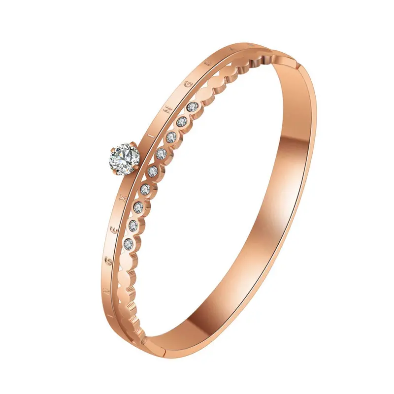 Famous Watches Clock Women Montre Gold Rhinestone Bangle Watch And Bracelet Set 189R Feida 2