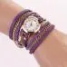 Famous Watches Dress Leather Strap Braided Winding Rivet Bracelet Watch Wristwatch Relogio Feminino Dropshipping Feida 1