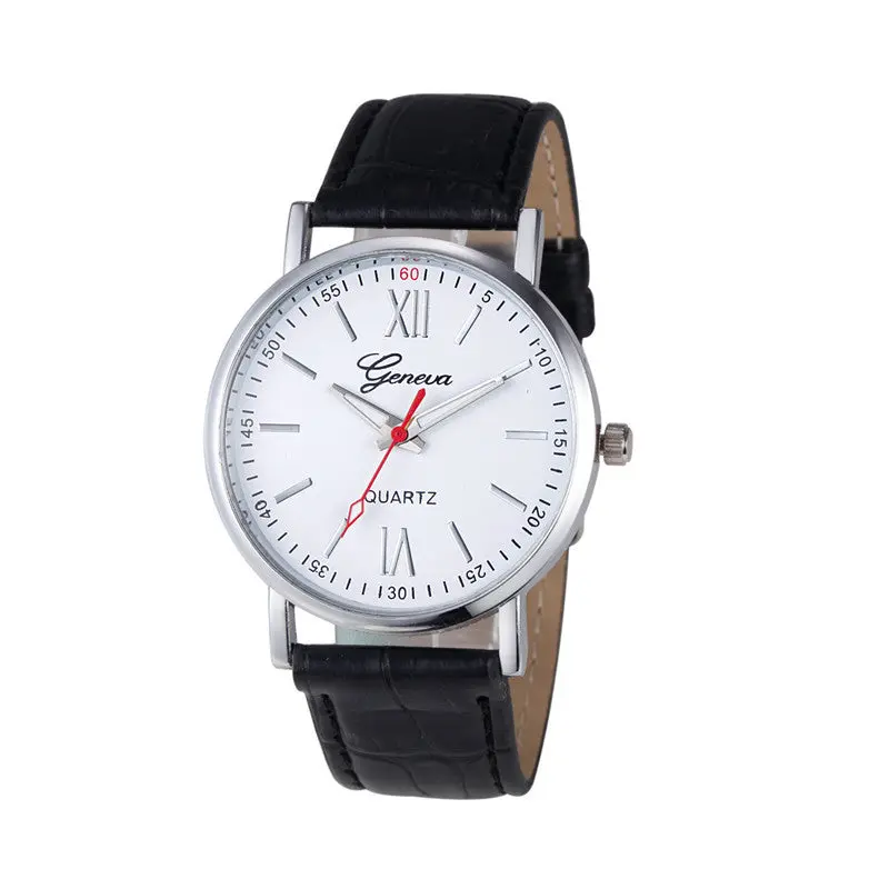 Famous Watches Relogio Masculino Men Women Geneva Leather Analog Stainless Steel Quartz Wrist Watch Gift Feida 1