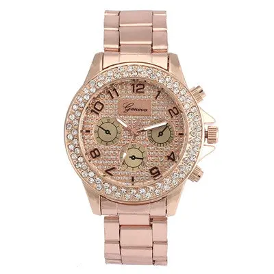 Famous Watches Women Quartz Watch Elegant Dress Watch Relogio Feminino Clock Montre Rose Gold 2