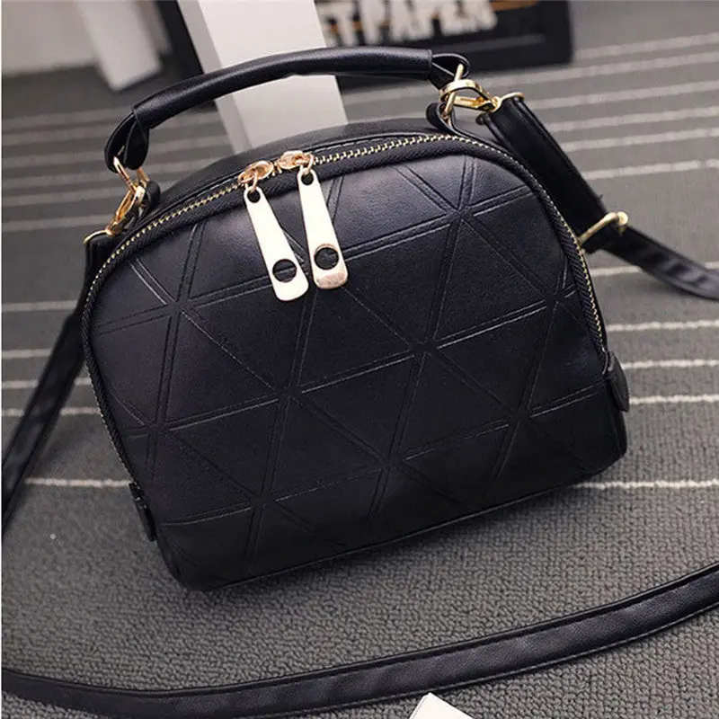 Famous Women's Hbag Shoulder Bag Lady Tote Purse Pu Leather Zipper Lady Messenger Bags 1
