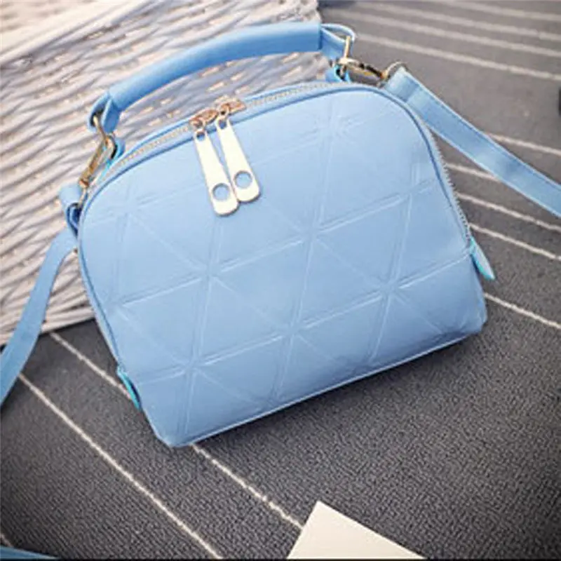 Famous Women's Hbag Shoulder Bag Lady Tote Purse Pu Leather Zipper Lady Messenger Bags 2