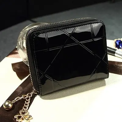 Famous Women's Purse Leather Fold Design Business Wallet Multifunction Id Credit Card Holder Purse 1