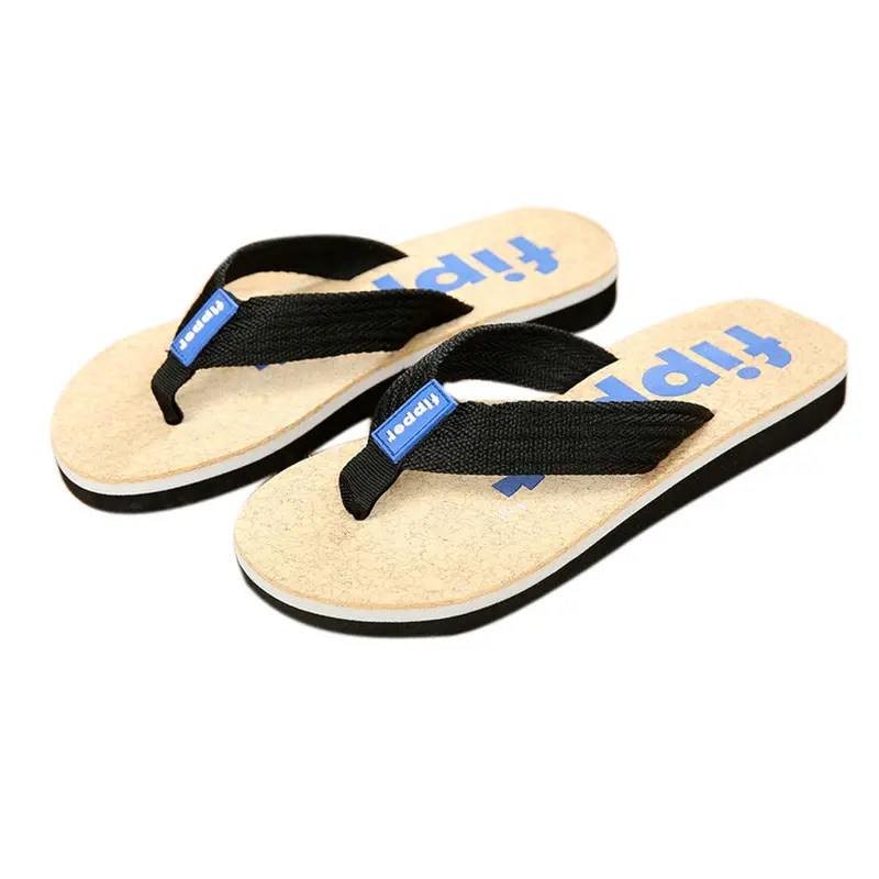 Famousbeach Man Shoes Flip-Flops Slippers Men Beach Sals Indoor Salias Mujer Slippers 1