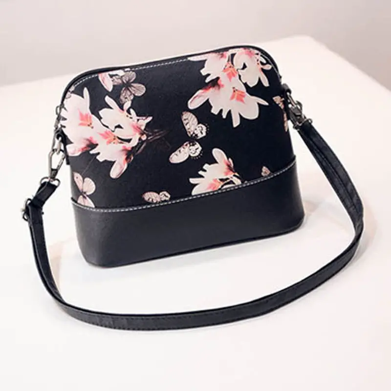 Famousprinting Shoulder Bags Women Messenger Bags Satchel Floral Leather Shoulder Crossbody Bag Hbags Travel Bag 1