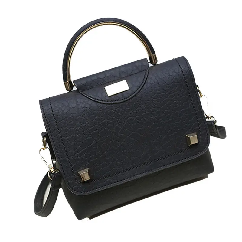 Famouswomen Rivet Leather Luxury Hbags Crossbody Shoulder Bag Large Tote Ladies Purse Messenger Bags 1