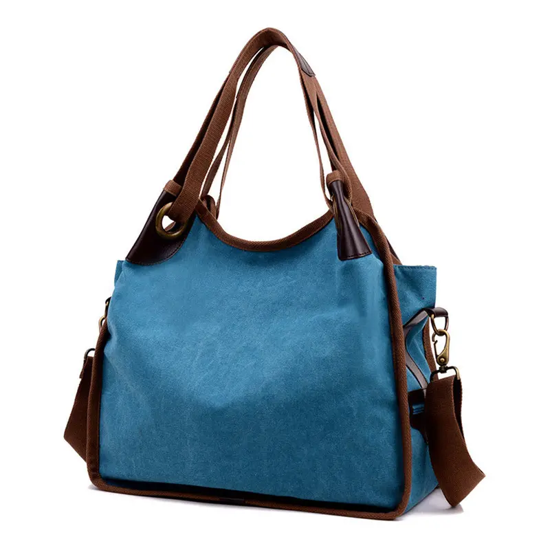 Famouswomen Vintage Canvas Messenger Bags Hbags Designer Crossbody Shoulder Bag Ladies Large Tote Mujer Bolsos 1