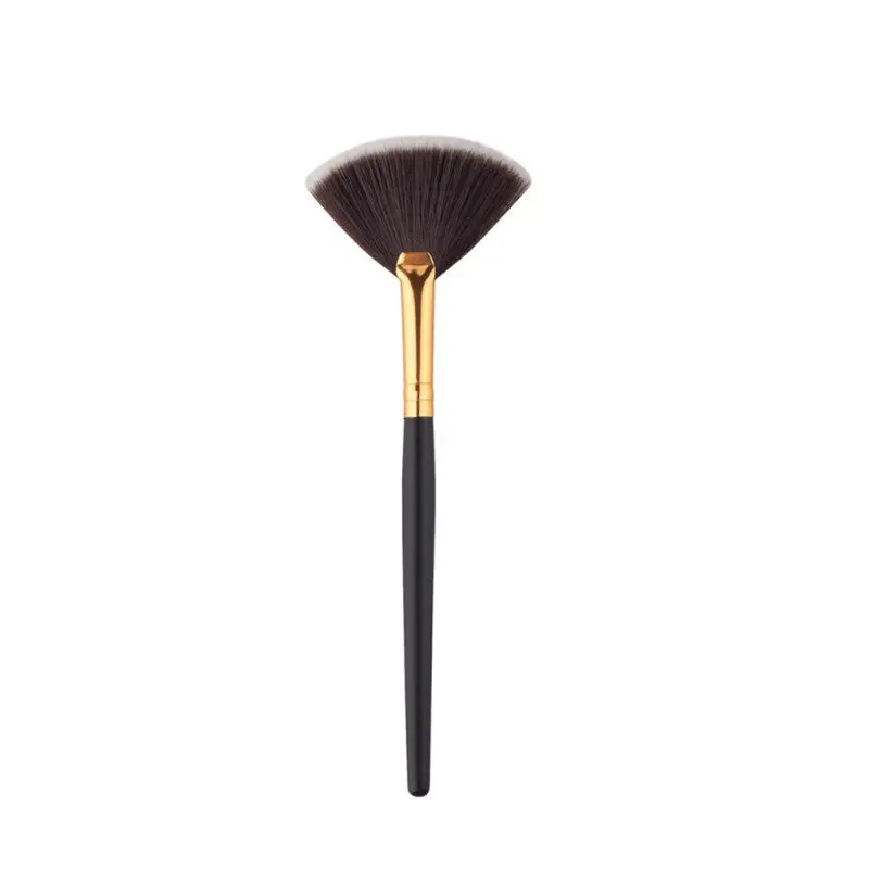 Fan Shaped Makeup Brush Blending Highlighter Contour Face Powder Brushes Pincel Maquiagem 1