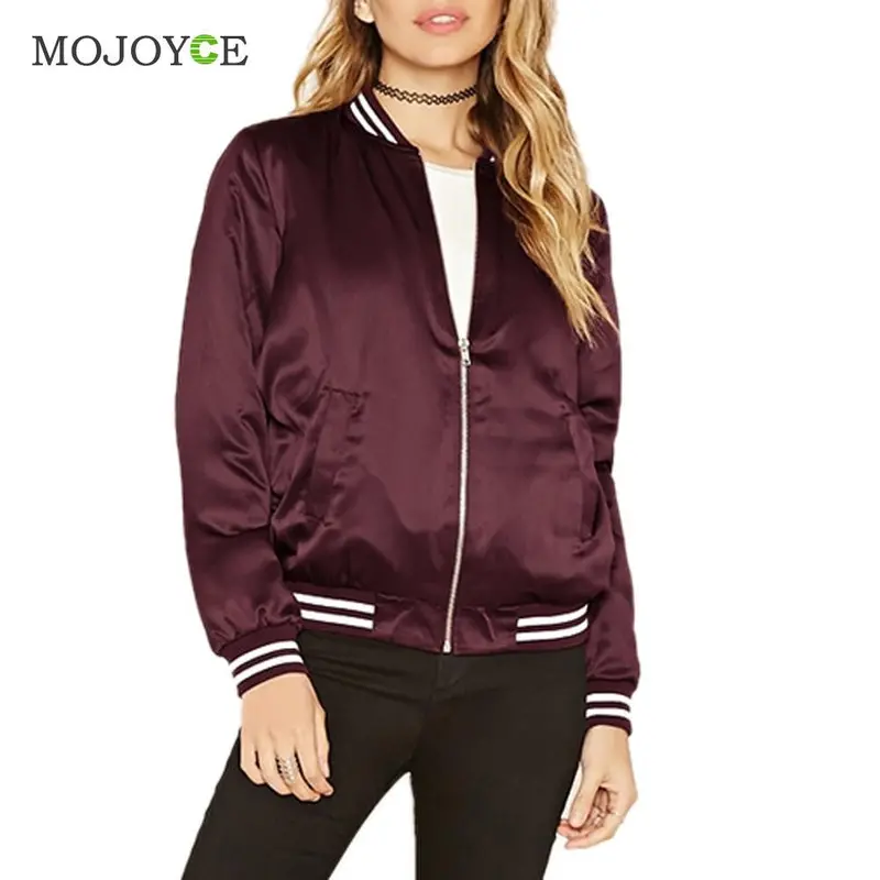 Fashion Bomber Jacket Women Baseball Outerwear Padded Coat Women Basic Coats Women Jacket Jaqueta Feminina 1