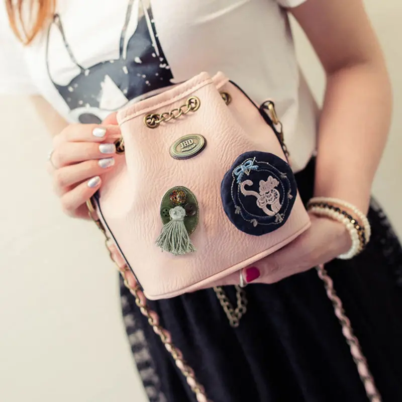 Fashion Cartoon Handbag Pu Leather Women Bag Crossbody Messenger Bags Female Travel Shoulder Bags Small Clutch Bolsa Feminina 2