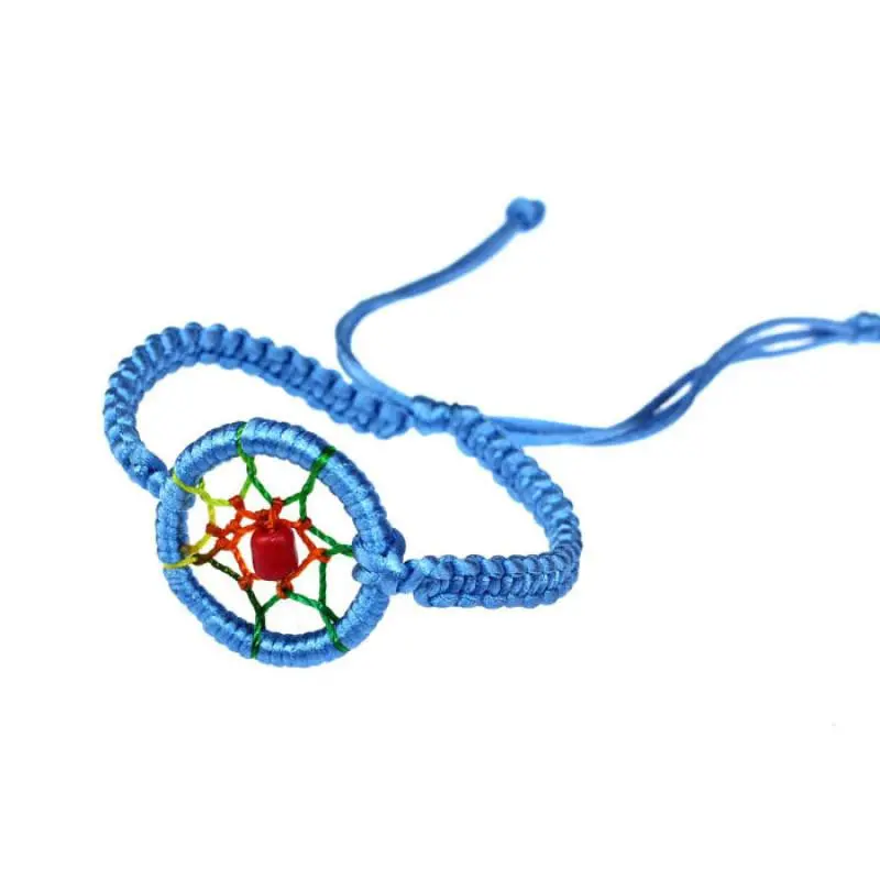 Fashion Dream Catcher Bracelet Alloy And Rope Leather Cute Charm Campanula 14-16Cm 4G Popular Bracelets 1