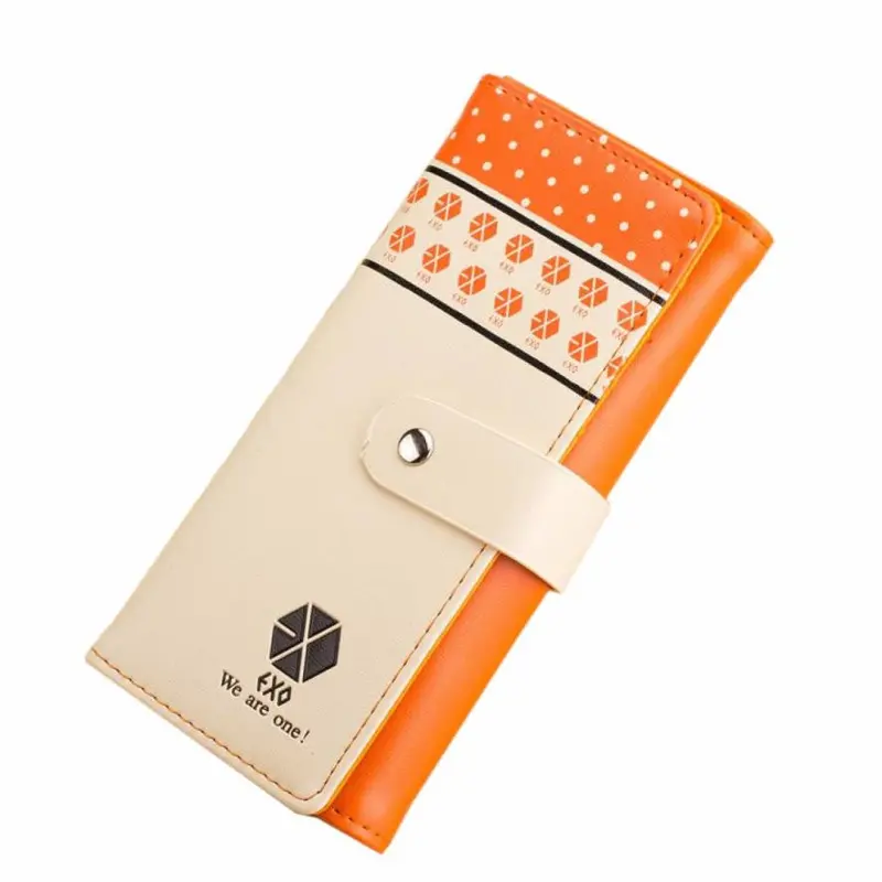 Fashion Flower Women Wallet 6Colors Flower Long Wallets Popular Portable Change Purse Wallet Delicate Casual Lady Cash Purse 4