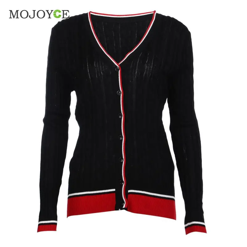 Fashion Knitted Cardigan Women Tops Slim Cardigan Sweater Long Sleeve Outwear Coats Christmas Sweater Cardigans 1