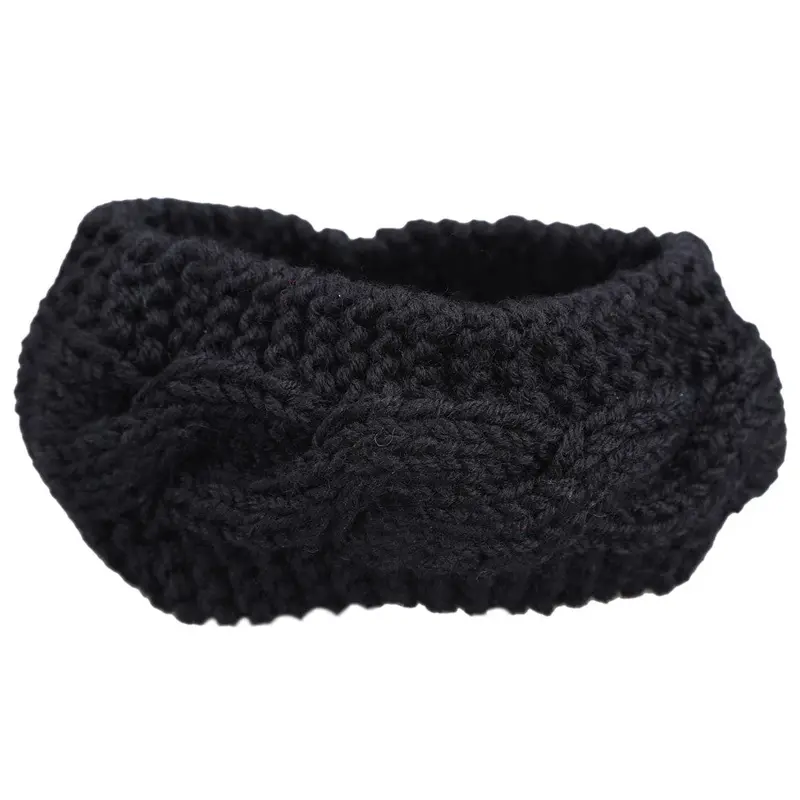 Fashion Knitted Ear Warmer Hairband Women Crochet Turban Headband 1
