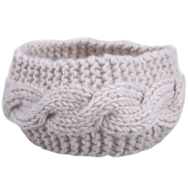 Fashion Knitted Ear Warmer Hairband Women Crochet Turban Headband 2